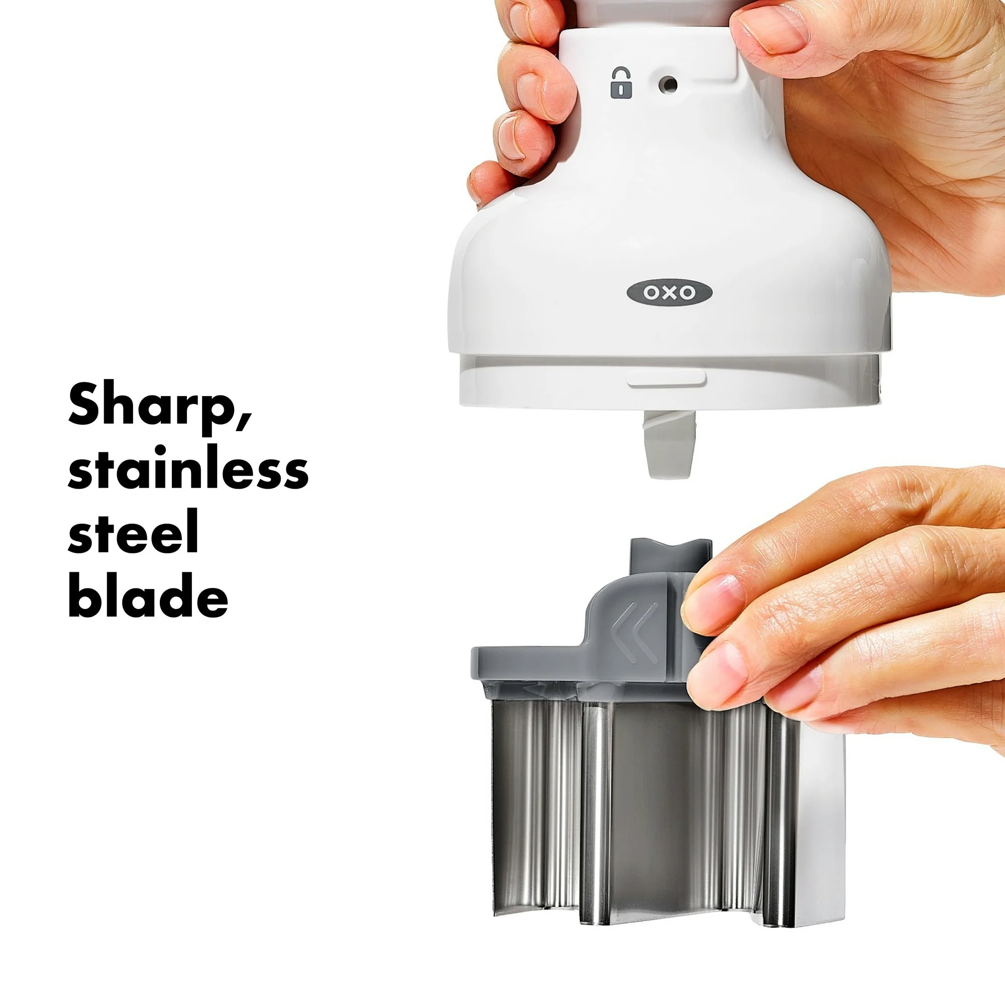 OXO SoftWorks Food Chopper – Compact Manual Chopper for Veggies, Nuts & Herbs