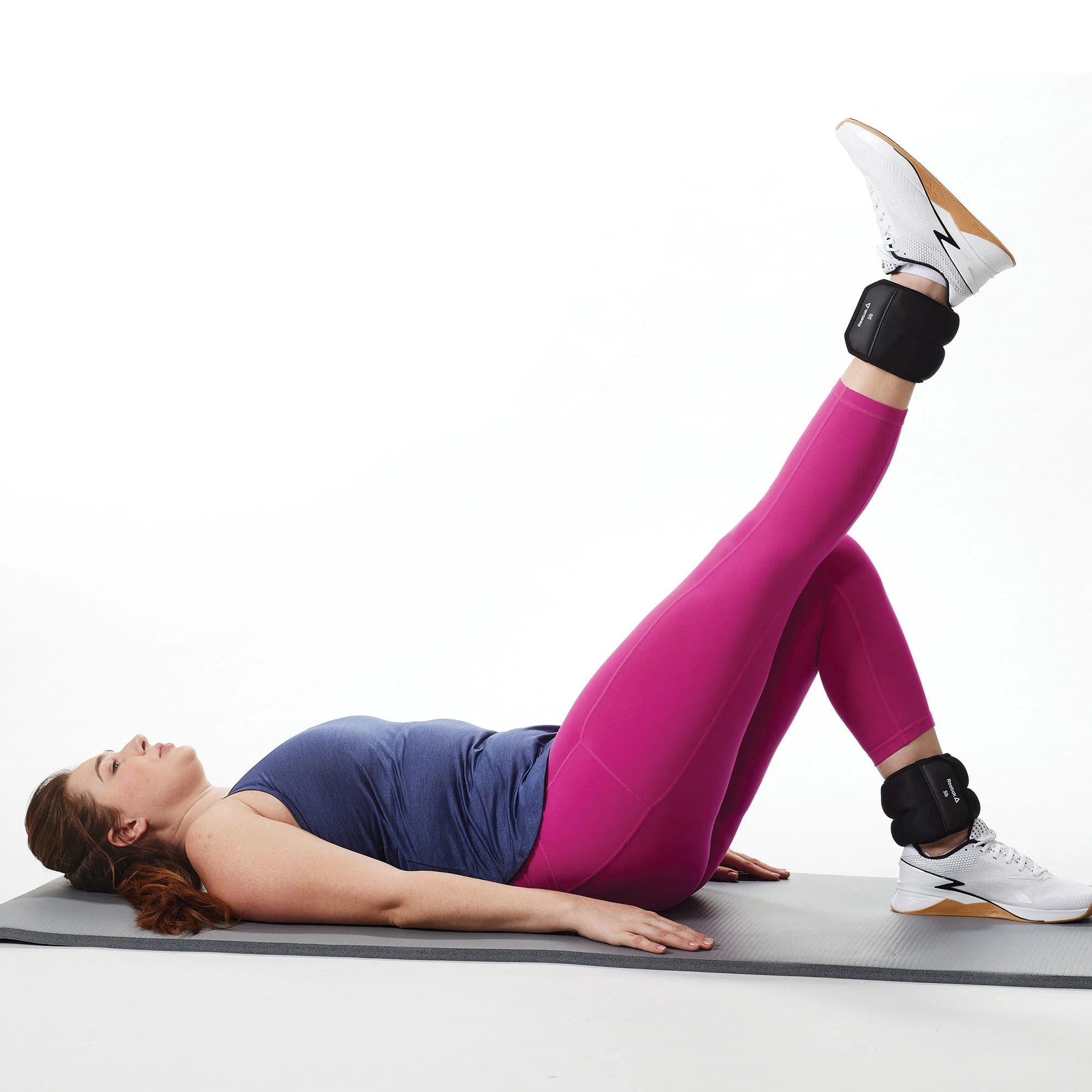 Reebok 10 lb Wrist & Ankle Weights – Adjustable Neoprene Fitness Weights (2×5 lb Set) for Strength, Cardio & Training