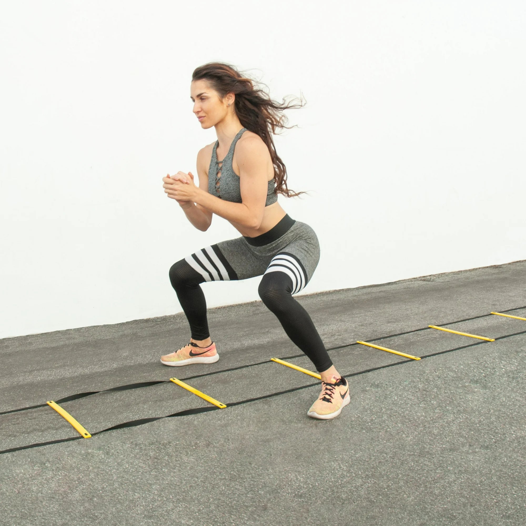 ProsourceFit Speed Agility Ladder – Speed & Footwork Training Ladder with Carrying Case