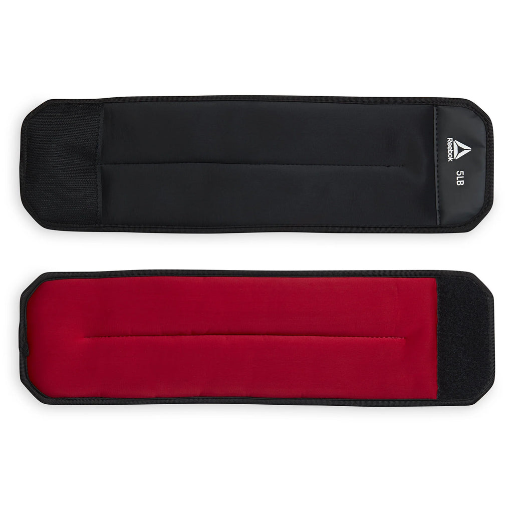 Reebok 10 lb Wrist & Ankle Weights – Adjustable Neoprene Fitness Weights (2×5 lb Set) for Strength, Cardio & Training