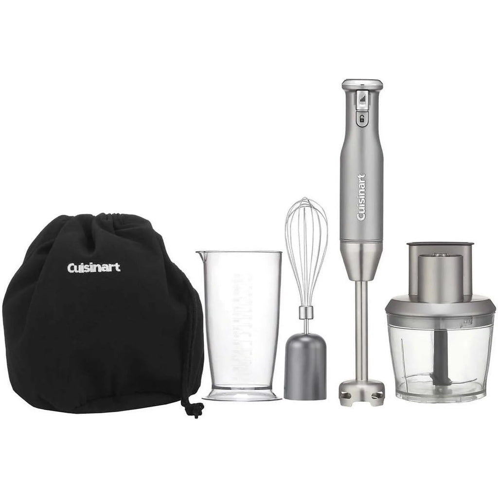 Cuisinart HB-400PCFR Immersion Blender & Food Processor – Variable Speed Hand Blender (Refurbished)