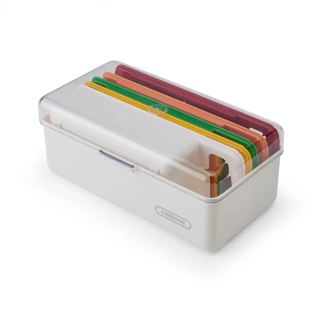 Farberware Pro Compact Mandoline Slicer – Adjustable Blade Slices with Storage Case & Color-Coded Blades