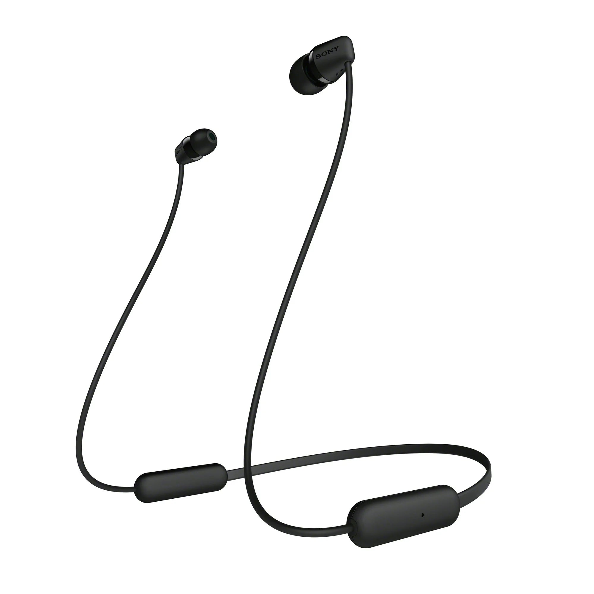 Sony WIC200 Wireless In-Ear Bluetooth Headphones – Black | Up to 15 hr Playback