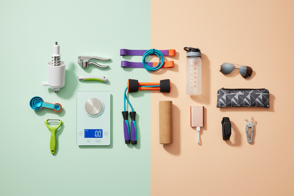 Kitchen gadgets and fitness gadgets two and all kind of gadgets